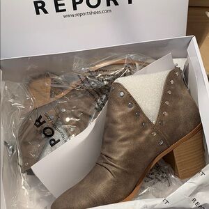 Report Women's Brown Ankle Boots